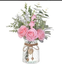 Artificial Flowers in Vase Set