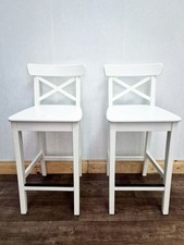 Bar Stools PAIR Wooden Bar