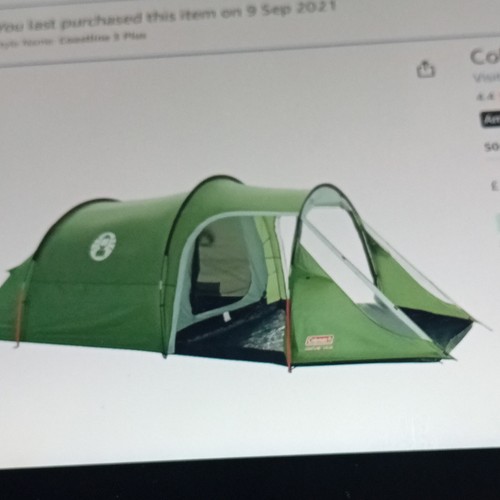 Coleman green tunnel camping - coleman,