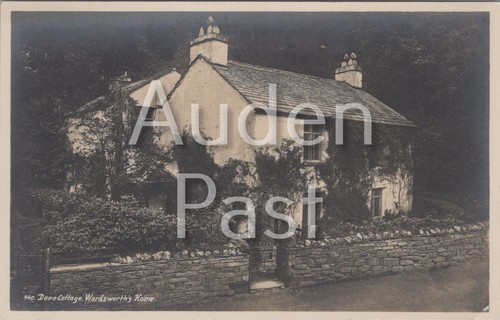 Rppc dove cottage - cottage, wordsworth's