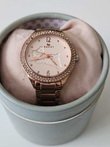Radley rose gold watch with