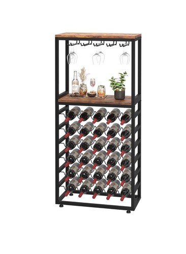 Wine rack for bottles and - rack,