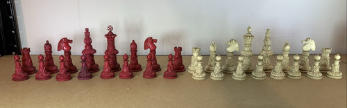 Antique vintage chess - antique, /