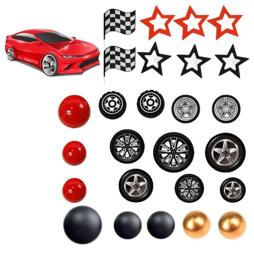 27pcs racing wheel cake - 27pcs,