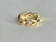 Versace 18k Gold Ring with