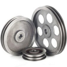 V-Belt Pulley Motor Pulleys Hollow 5-10mm Discs Dia Ø120-220mm For 2A Type Belts