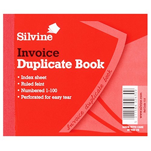 Silvine duplicate invoice book - silvine,