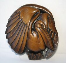 Pelican Medieval English Cathedral Reproduction Carving  Unique Bird Ornament