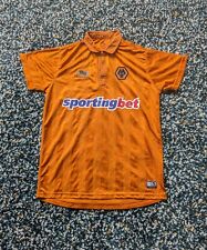 Retro Wolves Football Shirt 2012/2013 Home Size Small Burrda Wolverhampton 