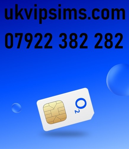 Vip sim card fast post - o2,