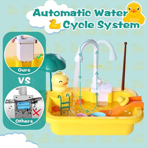 Kids play sink - sink, with