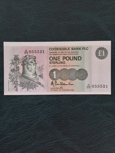One pound note - –, clydesdale