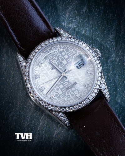 2004 rolex day date - rolex, white