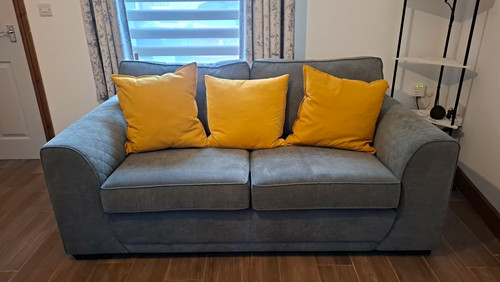 Dfs orka seater velvet - dfs, 2