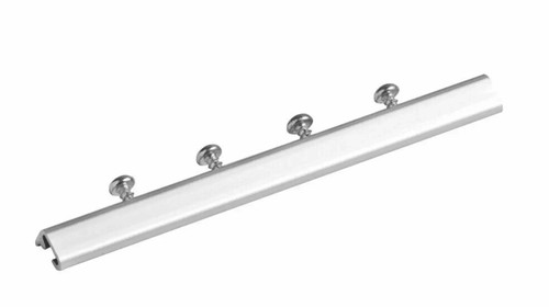 Fineline white curtain track - curtain,
