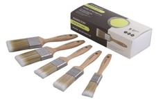 Hamilton Prestige 5pce Pure Synthetic Bristle Paint Brush Set 1x1",2x1.5",2x2"