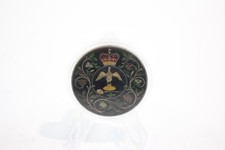 1977 Silver Crown Coin Queen Elizabeth II Hand Painted Enamel Collectable (28g)