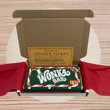 Christmas wonka chocolate bar - christmas,