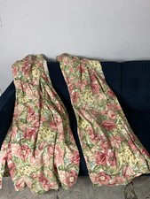 VTG 90s curtains cream red