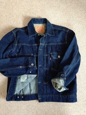 LEVIS LVC 507XX TYPE II Tracker Denim Jacket size 44  VALENCIA 555 USA 