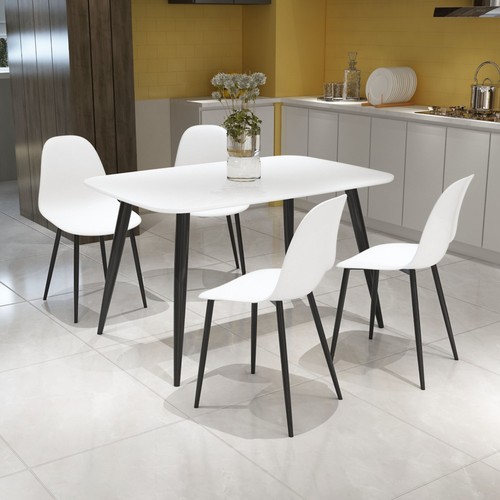 Aspen white rectangular table - white,