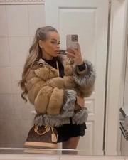 Women's Natural Fox Fur Warm