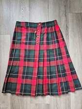 Nygard Ladie's Wool Kilt Red