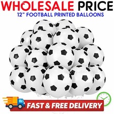 50 Football Balloons 12"