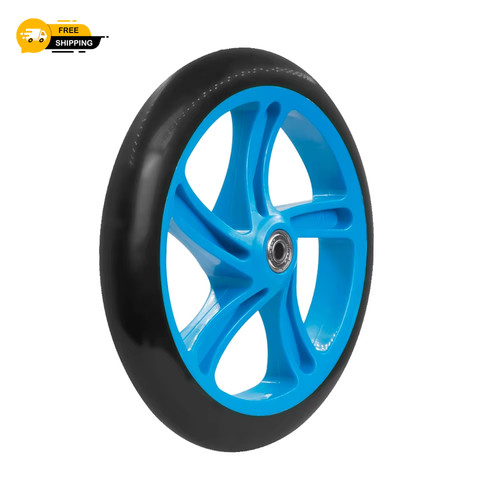 2pc solid wheels 200mm adult - 200mm,