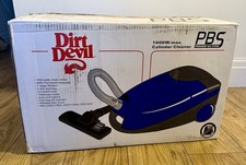 Very Rare New & Boxed Vintage Dirt Devil Cylinder Vacuum Cleaner 1600 Watts