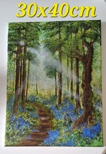Misty Bluebell Wood 30x40cm