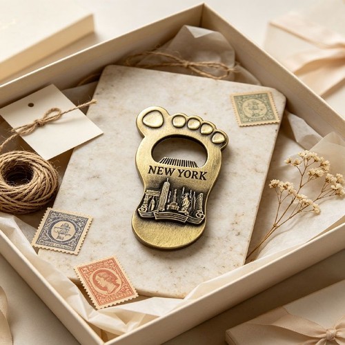 New york footprint bottle - footprint,