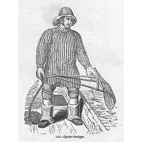 Oyster dredger fisherman - an,