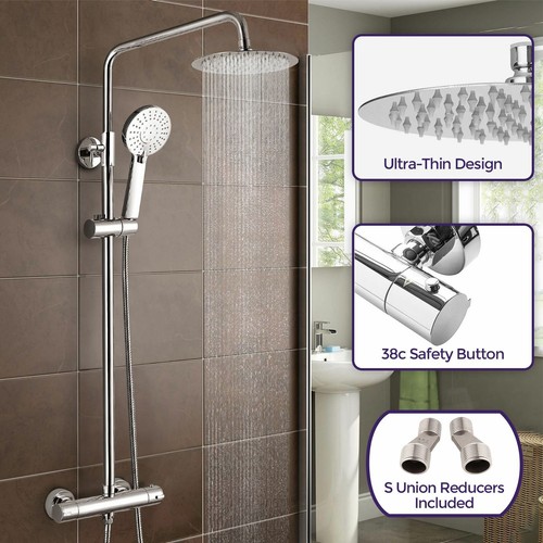 Niki slim round thermostatic - slim,