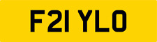FLY LO ! NUMBER PLATE F21 YLO