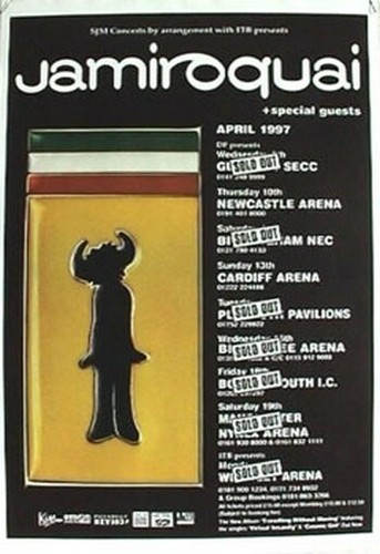 Jamiroquai poster concert tour - jamiroquai,