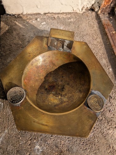 Wwii trench art brass - wwii,