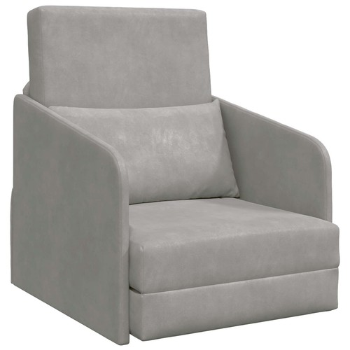 Folding sofa bed 60cm velvet - sofa,