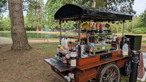 Mobile coffee trike bike - coffee, /