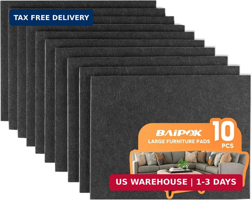 Felt furniture pads 10pcs - felt, x