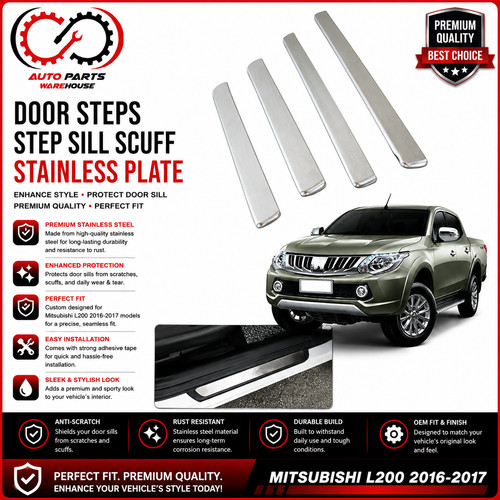 Front rear door steps - rear, step