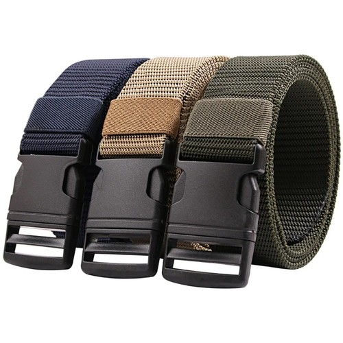 Quick release buckle belt - release, men