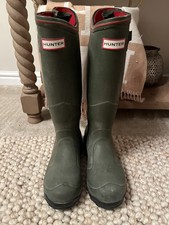 Hunter Balmoral Wellies size UK 4 green 