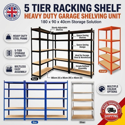 Tier racking shelf heavy - 5,