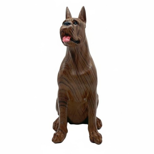 Doberman statue upright ears - statue,