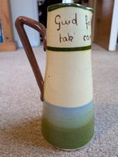 Torquay Ware Jug Boat Scene