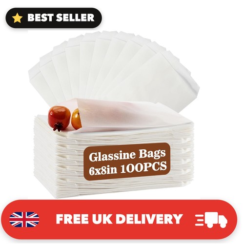 100 wax paper sandwich bags - 100,