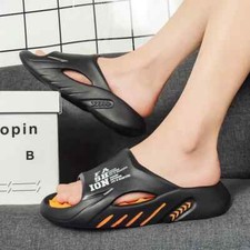 New Summer Man Massage Slippers 2025 Indoor Outdoor Beach Sandals Soft Bottom