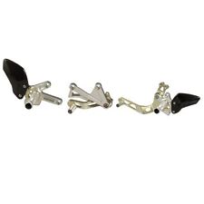 Gilles Adjustable Rearset Kit Silver (Per HP-2 Sport Model) BMW R1200S 2006-2008