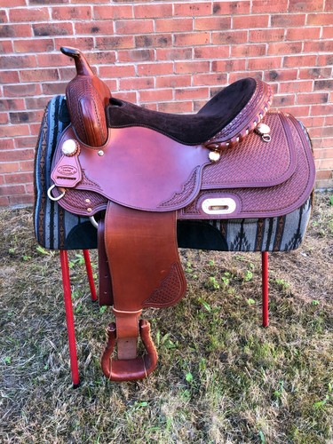 Western pleasure saddle - pleasure, hand